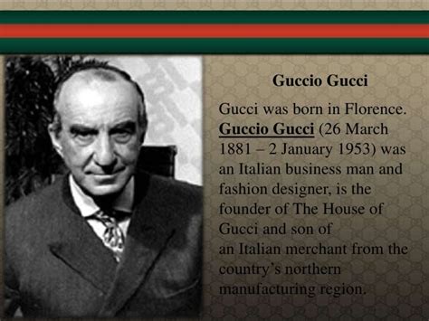 gucci creatore|what year was gucci founded.